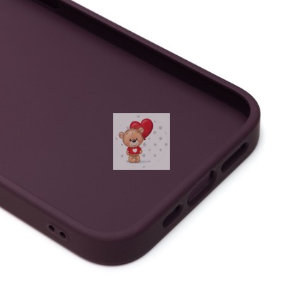 Чехол-накладка для Apple iPhone 14 (бордовый) SC311