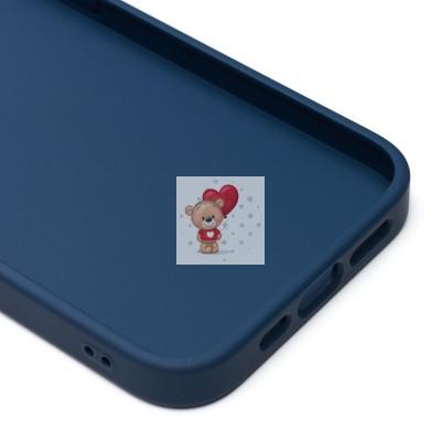 Чехол-накладка для Apple iPhone 14 (темно- голубой) SC311 Чехол-накладка для Apple iPhone 14 (темно- голубой) SC311