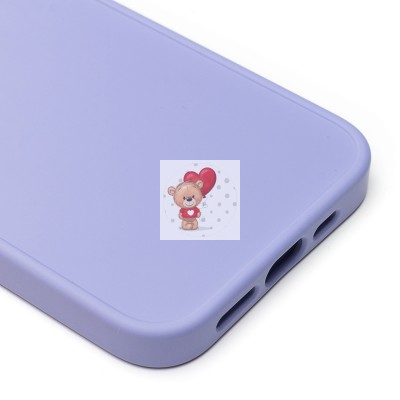 Чехол-накладка для Apple iPhone 14 (светло-фиолетовый) SC311