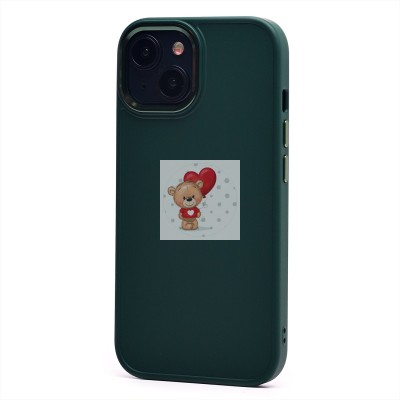 Чехол-накладка для Apple iPhone 15 (зеленый) SC311 Чехол-накладка для Apple iPhone 15 (зеленый) SC311