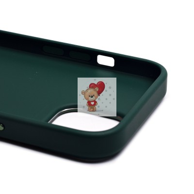 Чехол-накладка для Apple iPhone 15 (зеленый) SC311 Чехол-накладка для Apple iPhone 15 (зеленый) SC311