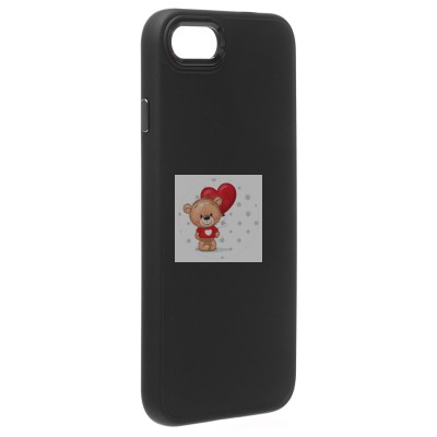 Чехол-накладка для Apple iPhone 7 (черный) SC311