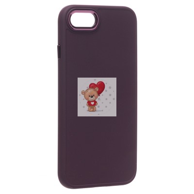 Чехол-накладка для Apple iPhone 7 (бордовый) SC311