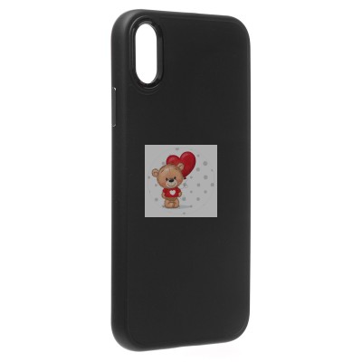 Чехол-накладка для Apple iPhone XR (черный) SC311 Чехол-накладка для Apple iPhone XR (черный) SC311