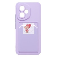 Чехол-накладка с картхолдером для Honor 400 Global (светло-фиолетовый) SC337 Чехол-накладка с картхолдером для Honor 400 Global (светло-фиолетовый) SC337