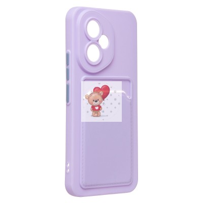 Чехол-накладка с картхолдером для Honor 400 Global (светло-фиолетовый) SC337 Чехол-накладка с картхолдером для Honor 400 Global (светло-фиолетовый) SC337