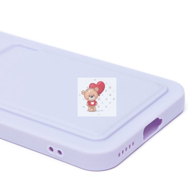 Чехол-накладка с картхолдером для Honor 400 Global (светло-фиолетовый) SC337 Чехол-накладка с картхолдером для Honor 400 Global (светло-фиолетовый) SC337