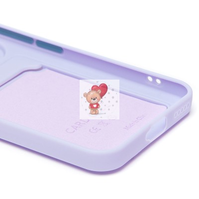 Чехол-накладка с картхолдером для Honor 400 Global (светло-фиолетовый) SC337 Чехол-накладка с картхолдером для Honor 400 Global (светло-фиолетовый) SC337