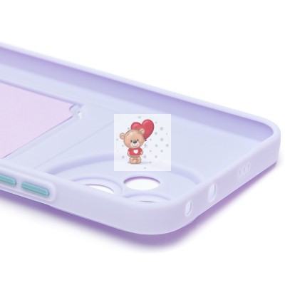 Чехол-накладка с картхолдером для Honor 400 Global (светло-фиолетовый) SC337 Чехол-накладка с картхолдером для Honor 400 Global (светло-фиолетовый) SC337