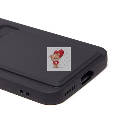 Чехол-накладка с картхолдером для Honor 400 Pro Global (черный) SC337 Чехол-накладка с картхолдером для Honor 400 Pro Global (черный) SC337