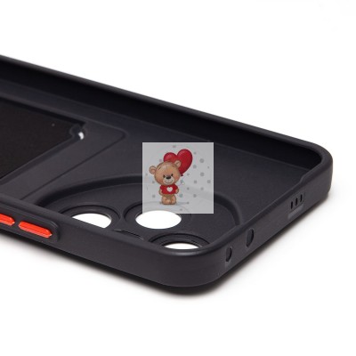 Чехол-накладка с картхолдером для Honor 400 Pro Global (черный) SC337 Чехол-накладка с картхолдером для Honor 400 Pro Global (черный) SC337