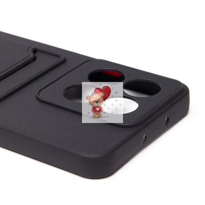 Чехол-накладка с картхолдером для Honor X6c (черный) SC337 Чехол-накладка с картхолдером для Honor X6c (черный) SC337