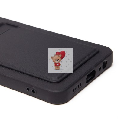 Чехол-накладка с картхолдером для Honor X6c (черный) SC337 Чехол-накладка с картхолдером для Honor X6c (черный) SC337