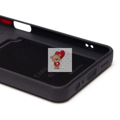 Чехол-накладка с картхолдером для Honor X6c (черный) SC337 Чехол-накладка с картхолдером для Honor X6c (черный) SC337