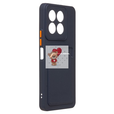 Чехол-накладка с картхолдером для Honor X6c (темно- голубой) SC337 Чехол-накладка с картхолдером для Honor X6c (темно- голубой) SC337