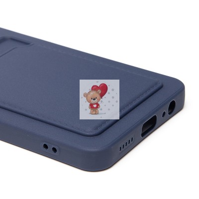 Чехол-накладка с картхолдером для Honor X6c (темно- голубой) SC337 Чехол-накладка с картхолдером для Honor X6c (темно- голубой) SC337