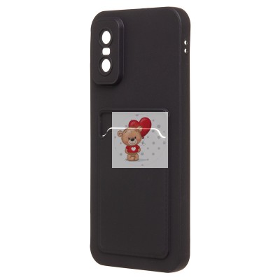 Чехол-накладка с картхолдером для Infinix GT 30 Pro (черный) SC337 Чехол-накладка с картхолдером для Infinix GT 30 Pro (черный) SC337