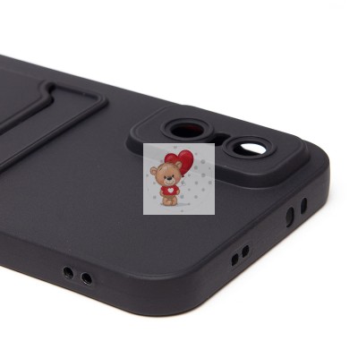 Чехол-накладка с картхолдером для Infinix GT 30 Pro (черный) SC337 Чехол-накладка с картхолдером для Infinix GT 30 Pro (черный) SC337