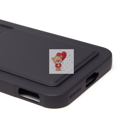 Чехол-накладка с картхолдером для Infinix GT 30 Pro (черный) SC337 Чехол-накладка с картхолдером для Infinix GT 30 Pro (черный) SC337