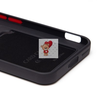 Чехол-накладка с картхолдером для Infinix GT 30 Pro (черный) SC337 Чехол-накладка с картхолдером для Infinix GT 30 Pro (черный) SC337