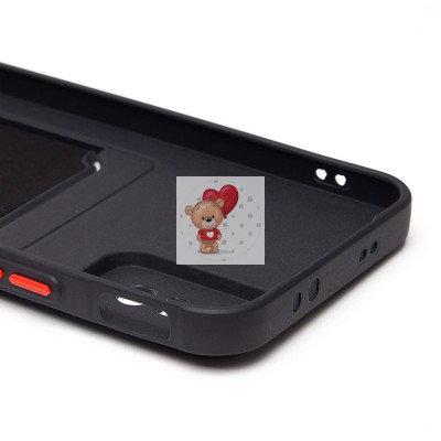 Чехол-накладка с картхолдером для Infinix GT 30 Pro (черный) SC337 Чехол-накладка с картхолдером для Infinix GT 30 Pro (черный) SC337