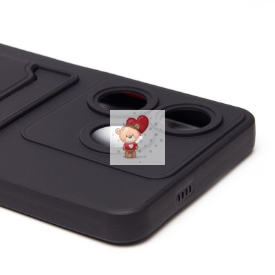 Чехол-накладка с картхолдером для Infinix Smart 10 HD (черный) SC337 Чехол-накладка с картхолдером для Infinix Smart 10 HD (черный) SC337