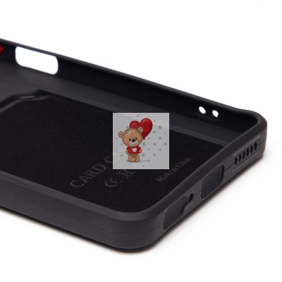 Чехол-накладка с картхолдером для Infinix Smart 10 HD (черный) SC337 Чехол-накладка с картхолдером для Infinix Smart 10 HD (черный) SC337