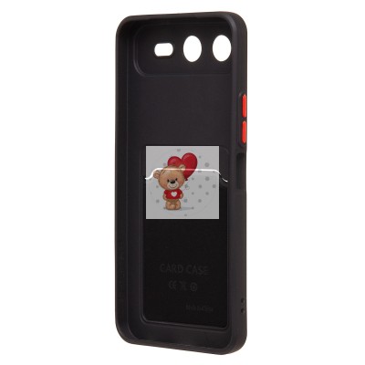 Чехол-накладка с картхолдером для Infinix Smart 10 Plus (черный) SC337 Чехол-накладка с картхолдером для Infinix Smart 10 Plus (черный) SC337