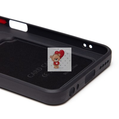 Чехол-накладка с картхолдером для Infinix Smart 10 Plus (черный) SC337 Чехол-накладка с картхолдером для Infinix Smart 10 Plus (черный) SC337