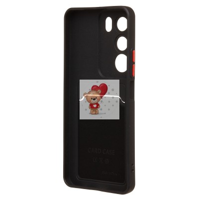 Чехол-накладка с картхолдером для Realme C71 (черный) SC337 Чехол-накладка с картхолдером для Realme C71 (черный) SC337