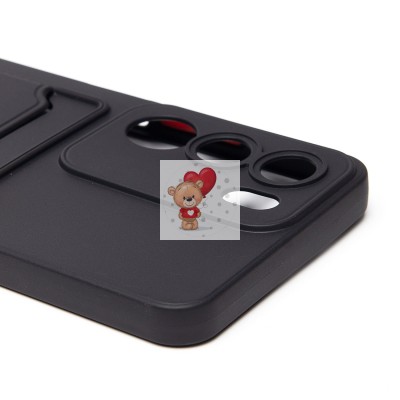 Чехол-накладка с картхолдером для Realme C71 (черный) SC337 Чехол-накладка с картхолдером для Realme C71 (черный) SC337