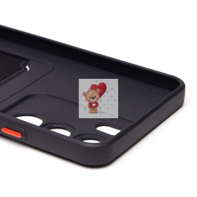 Чехол-накладка с картхолдером для Realme C71 (черный) SC337 Чехол-накладка с картхолдером для Realme C71 (черный) SC337