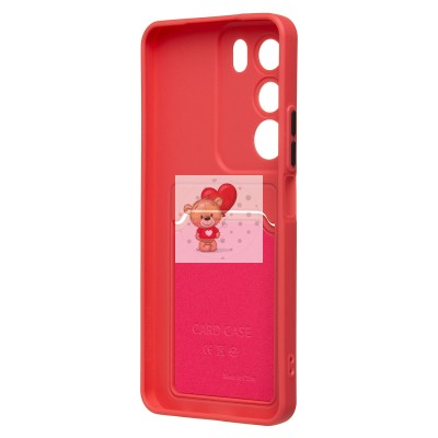 Чехол-накладка с картхолдером для Realme C71 (бордовый) SC337 Чехол-накладка с картхолдером для Realme C71 (бордовый) SC337