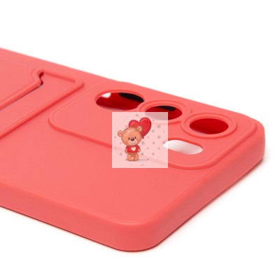 Чехол-накладка с картхолдером для Realme C71 (бордовый) SC337 Чехол-накладка с картхолдером для Realme C71 (бордовый) SC337