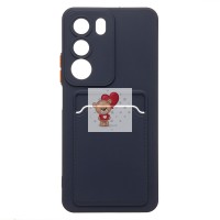 Чехол-накладка с картхолдером для Realme C71 (темно- голубой) SC337 Чехол-накладка с картхолдером для Realme C71 (темно- голубой) SC337