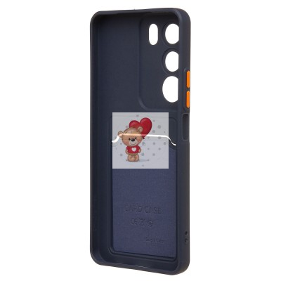 Чехол-накладка с картхолдером для Realme C71 (темно- голубой) SC337 Чехол-накладка с картхолдером для Realme C71 (темно- голубой) SC337