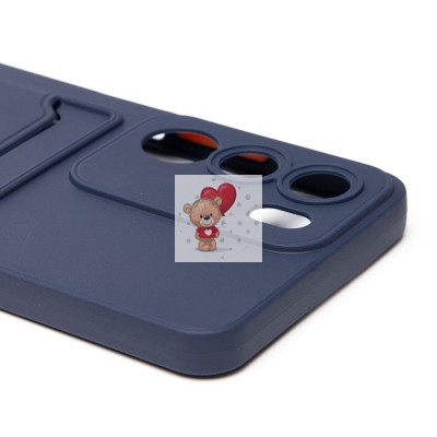 Чехол-накладка с картхолдером для Realme C71 (темно- голубой) SC337 Чехол-накладка с картхолдером для Realme C71 (темно- голубой) SC337