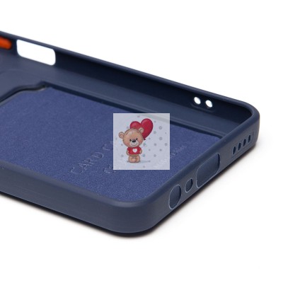 Чехол-накладка с картхолдером для Realme C71 (темно- голубой) SC337 Чехол-накладка с картхолдером для Realme C71 (темно- голубой) SC337