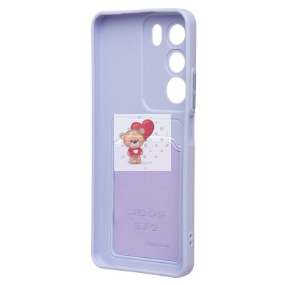 Чехол-накладка с картхолдером для Realme C71 (светло-фиолетовый) SC337 Чехол-накладка с картхолдером для Realme C71 (светло-фиолетовый) SC337