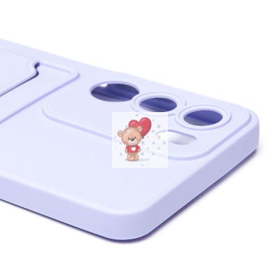 Чехол-накладка с картхолдером для Realme C71 (светло-фиолетовый) SC337 Чехол-накладка с картхолдером для Realme C71 (светло-фиолетовый) SC337