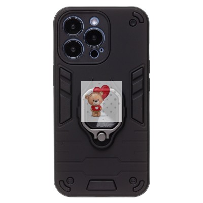 Чехол-накладка противоударный для Apple iPhone 13 Pro (черный) SGP001