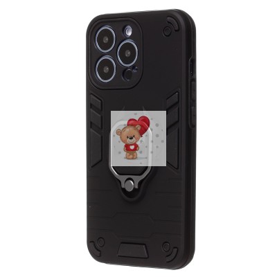 Чехол-накладка противоударный для Apple iPhone 13 Pro (черный) SGP001