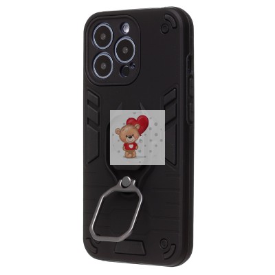 Чехол-накладка противоударный для Apple iPhone 13 Pro (черный) SGP001