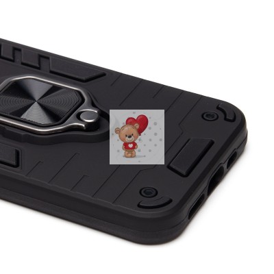 Чехол-накладка противоударный для Apple iPhone 13 (черный) SGP001