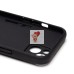 Чехол-накладка противоударный для Apple iPhone 13 (черный) SGP001