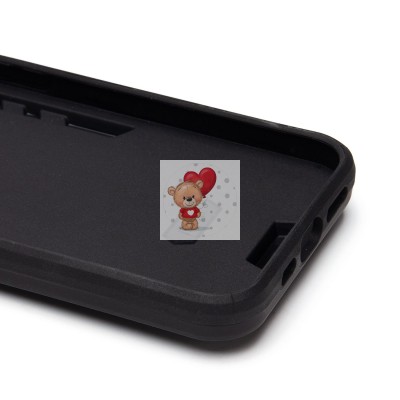 Чехол-накладка противоударный для Apple iPhone 13 (черный) SGP001