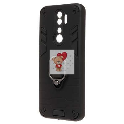 Чехол-накладка противоударный для Xiaomi mi Note 8 Pro (черный) SGP001