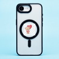 Чехол-накладка для Apple iPhone 16e (черный) SM004 SafeMag