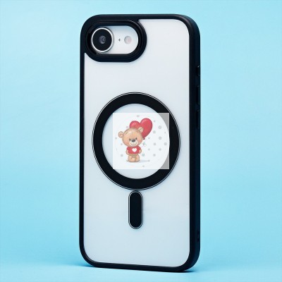 Чехол-накладка для Apple iPhone 16e (черный) SM004 SafeMag