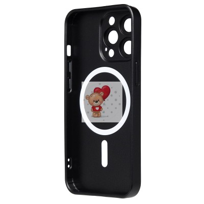 Чехол-накладка для Apple iPhone 13 Pro (черный) SM020 Matte SafeMag